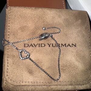 David Yurman Two-Tone Heart Necklace